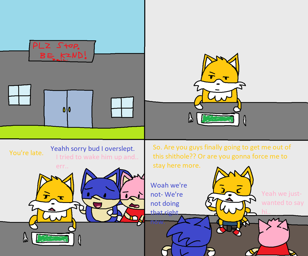 PoorlyDrawnChip's tweet photo. CGPD Page 4! I want to give u guys 2 or 3 pages for a 'daily' thing before I try to spread them out again since u guys waited patiently https://t.co/7xiRFYQkWT