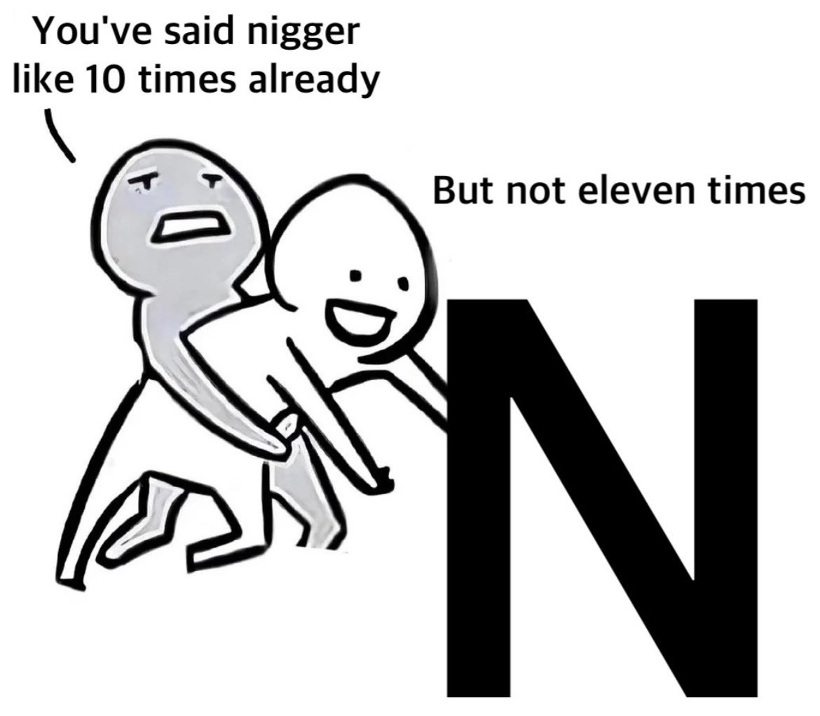 Jason6xyuBackup's tweet photo. NIGGER https://t.co/DRzTZONMvK