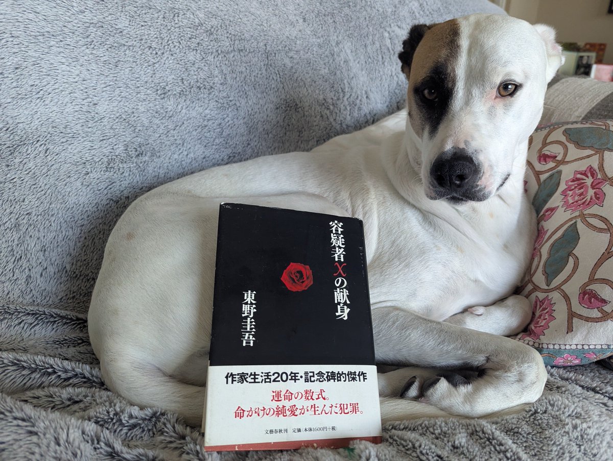 erikohanako's tweet photo. #東野圭吾  #容疑者Xの献身  #再読  #読了 

勝手に追悼週間。結果もトリックもわかっているのに、やっぱり石神の最後の叫びに嗚咽が漏れた。こんなトリックどうやったら思いつくのかと考えると、やはり天才なのだ。重すぎる程の深い愛情を献身というタイトルにするところも、さすがだなぁ、と思う。 https://t.co/2Tzrl88A8I