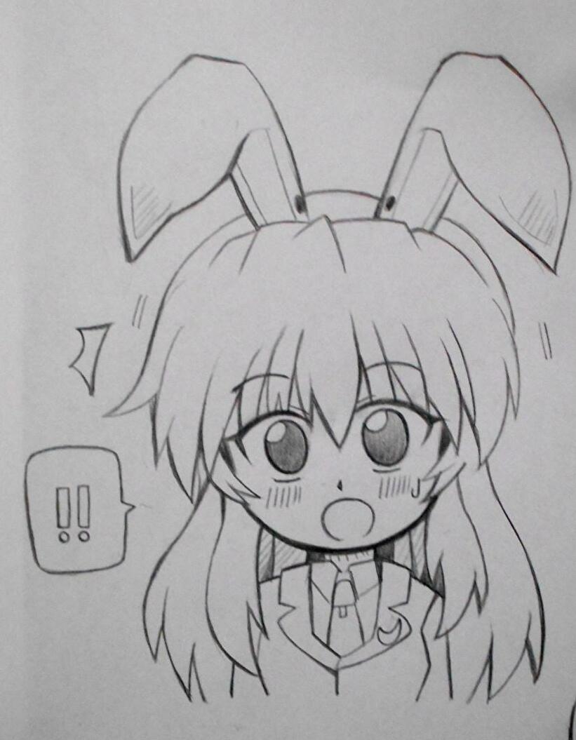takoyaki_touhou's tweet photo. 先程あげたWIPに短時間でいいねがたくさんついていてこんな心境になってます https://t.co/l0xJqIWdas