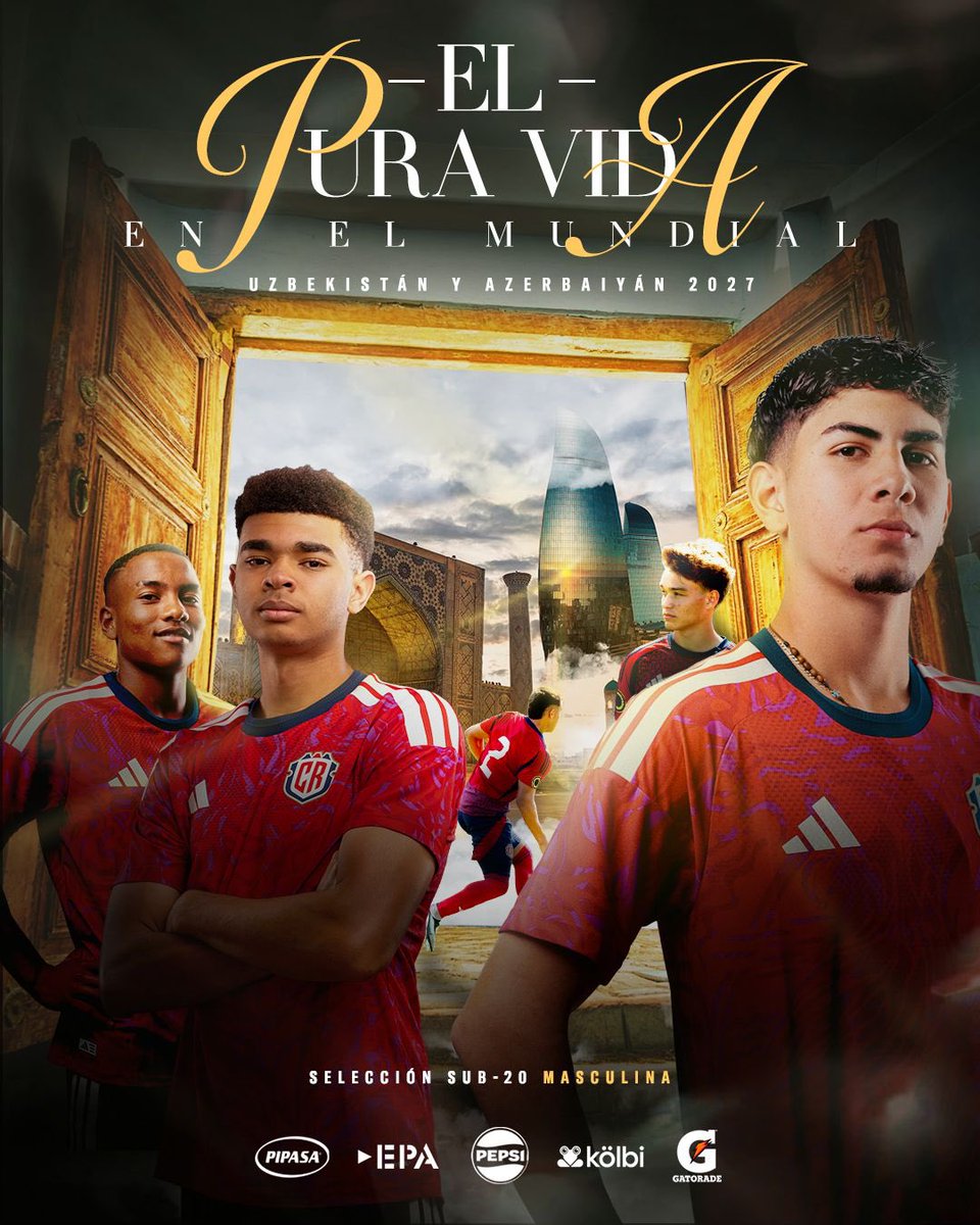 laselecrc_'s tweet photo. ¡EL PURA VIDA AL MUNDIAL! 🇨🇷🇨🇷🇨🇷🇨🇷🇨🇷

La Sele Sub20 derrotó 5-3 en penales a Haití y con esto se deja el boleto al Mundial de Uzbekistán y Azerbaiyán 2027 🤩🔥🔥

¡VAMOS SELEEEEEE! 🇨🇷🇨🇷🇨🇷🇨🇷🇨🇷 https://t.co/b0QeXhvBQi
