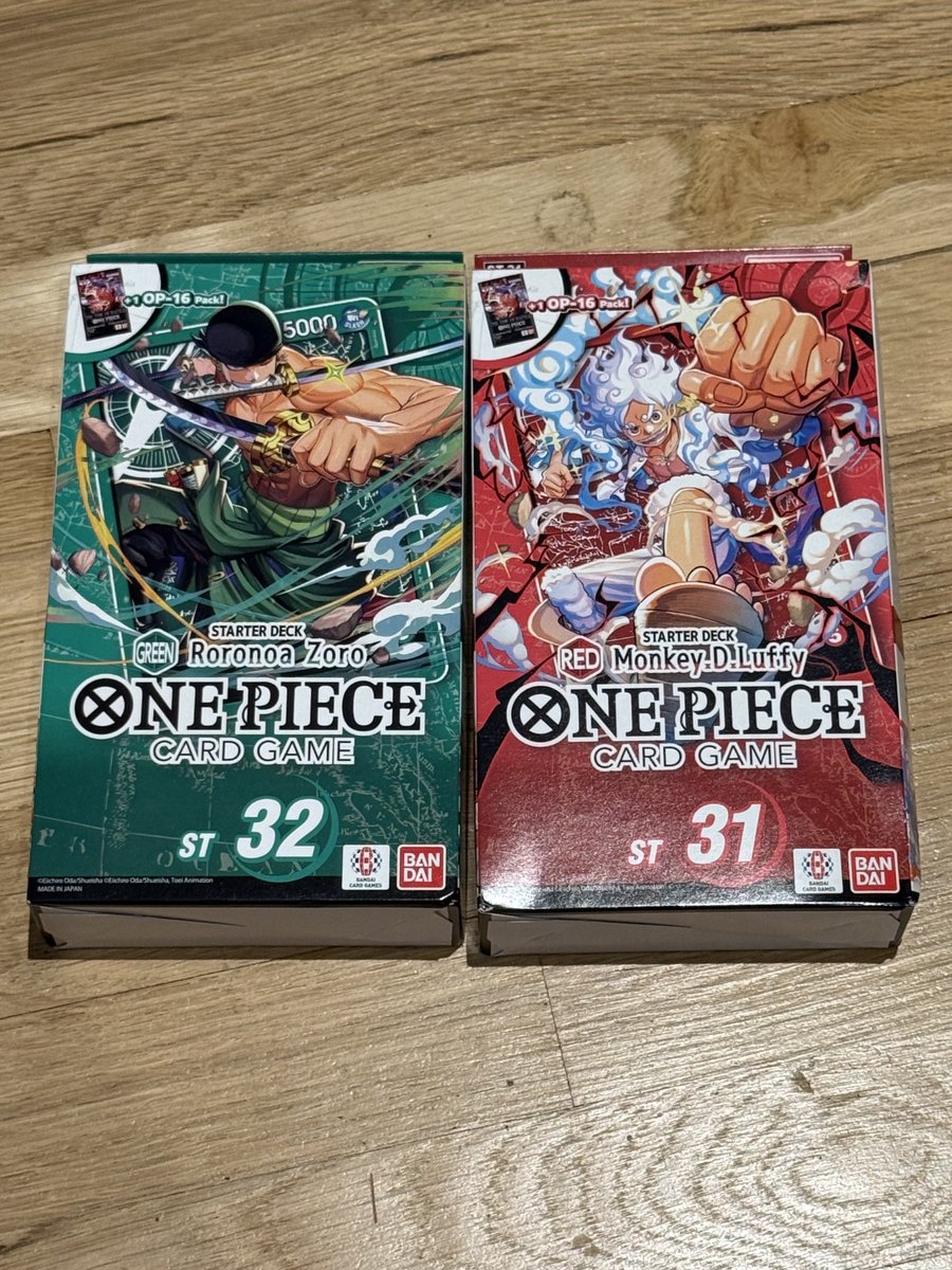 DblocDunks's tweet photo. One Piece Starter Decks
Zoro and Luffy
$40 Each
Both for $75
Price Includes Shipping

RP's Appreciated
DM OR Comment To Claim https://t.co/bLE3n1fymi