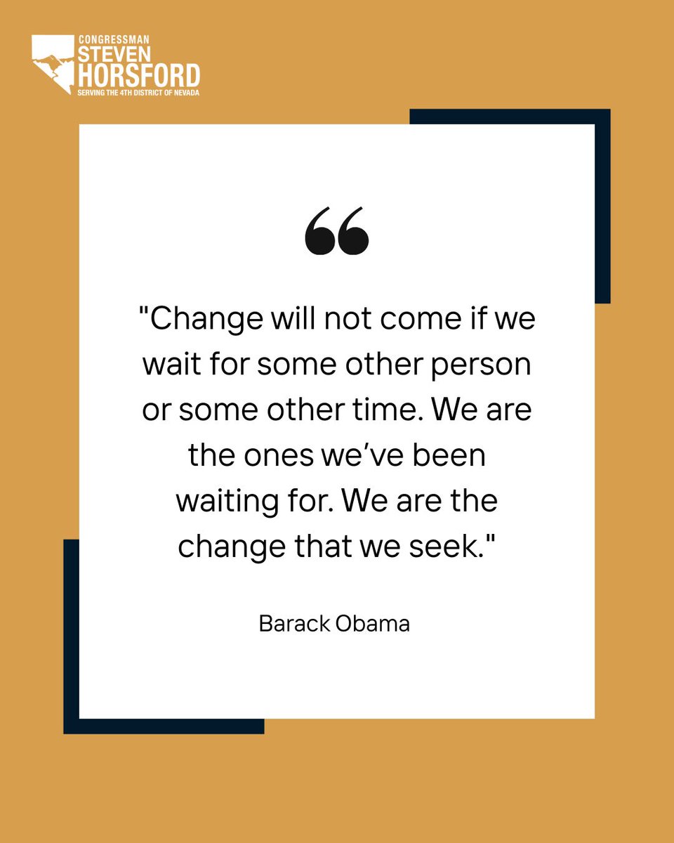 RepHorsford's tweet photo. Change does not happen by waiting for the perfect moment. It happens when people choose to show up, speak out, vote, serve, organize, and keep pushing their communities forward. That work belongs to all of us. #NV04 https://t.co/ij4ywiqBE3