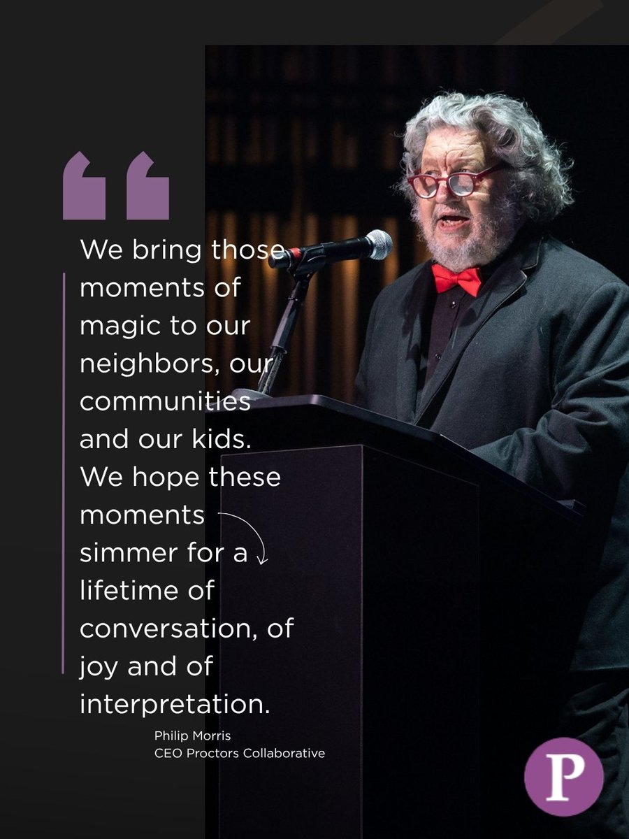 atProctors's tweet photo. "This is what we do at the Collaborative" 💜  

As we get ready to start the 2026-27 season, we're taking time to reflect on how you, the community, have welcomed us with open arms for the last 100 years. Do you have a special Proctors memory? https://t.co/4mcphnWhvK