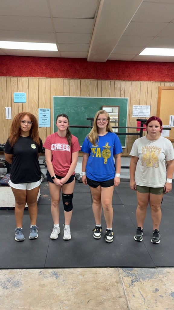 activites_chase's tweet photo. Summer weights max week day 2 - Clean

Top 3 JH Boys
- Cooper Doyle 
- Kaden Hunter
- Kamden Weaver

Top 3 Girls
- Emmabelle Bowen
- Alyssa Beavers
- Addison Kleinsorge (tied)
- Kylie Sturm (tied)

Top 3 Boys
- Malik Carson
- Santiago Torres
- Elie Jaske https://t.co/2ULlfevQ0P
