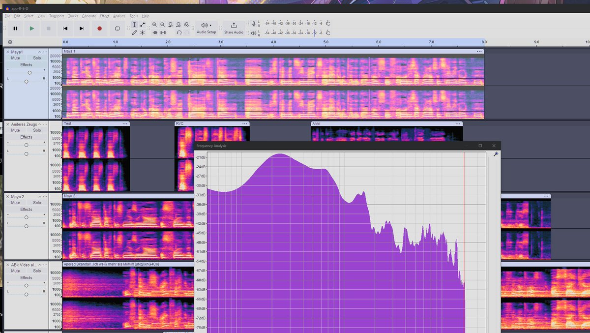 Shynno_Scarlet's tweet photo. Morgen vllt was kurzes zum aller echten Hasen APO R. E. D. ??
(i know, leider nur extracted Audio, aber da fällt auch schon einiges auf ^^ — Falls jmd die echten Audios hat, send pls) https://t.co/u1AaLmKxGo