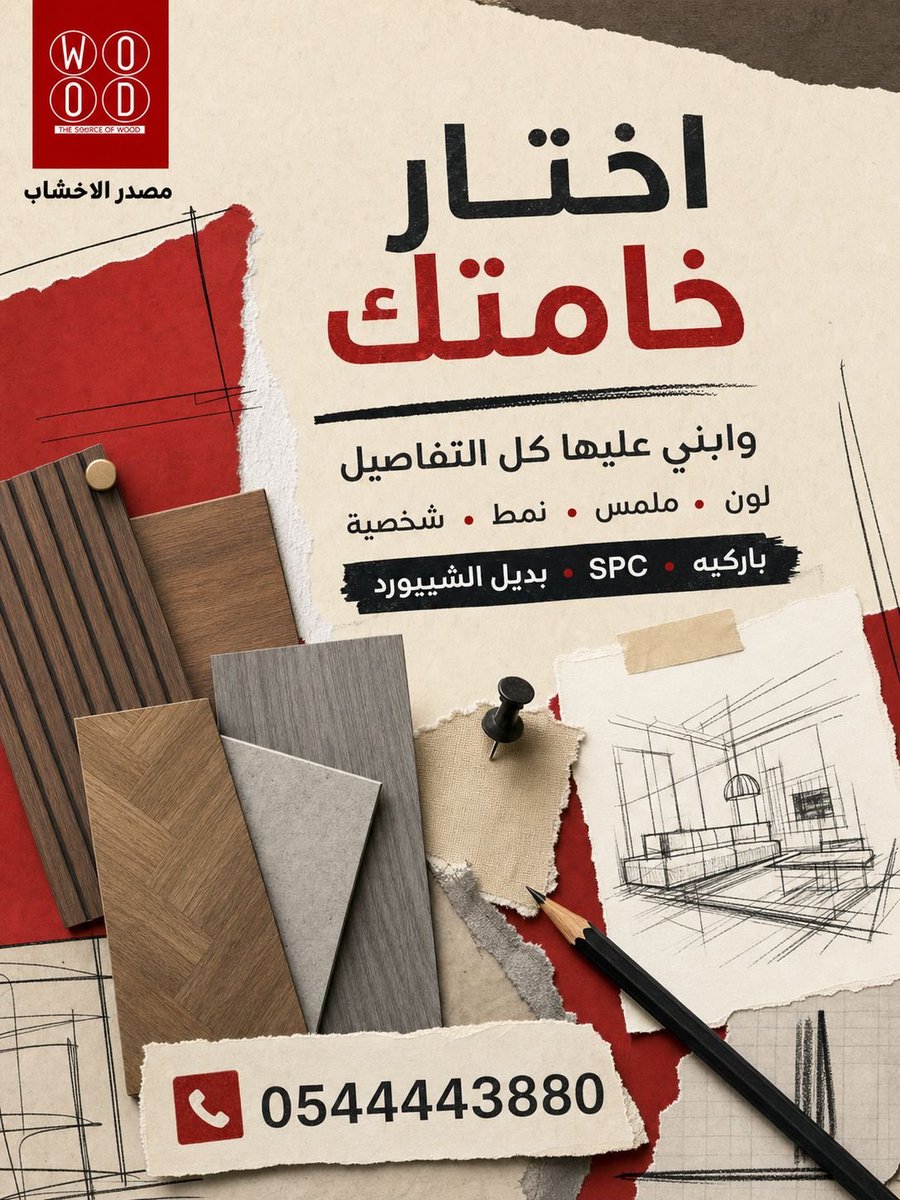 w5ood's tweet photo. توريد للمشاريع باسعار منافسه وجوده عاليه
ريال 49 ❌ بدلا من 65 ريال
شامل الضريبه والتركيب والضمان 
 
لا تفوّت الفرصة قبل نفاد الكمية
ركب بيتك باركيه بالسعر القديم 
باركيه  SPC  ما يتأثر بالماء

مميزات الباركيه SPC 
 سهولة التنظيف
 ثبات اللون
مقاوم للحراره 🔥
مقاوم للصدمات
مقاوم الاحتكاك
مقاوم رماد السجائر 🚬
مقاوم البقع ⁦ أمكانية الفك والتركيب أكثر من مرة
معالج الحشرات 🐜🕸️🕷️
ضد الماء و الرطوبة

✅الشركة المصنعة المباشرة
✅المورد المباشر
✅جودة المنتج مضمونة
✅أقل سعر
✅ ضمان حقيقي 
✅ احترافية عالية في التنفيذ و التركيب.

اطلب المندوب مجانا 

وانت في بيتك اينما كنت أتصل بنا يصلك مندوبنا 
احجز اليوم وركّب في الوقت اللي يناسبك 

https://t.co/hoG5TuQVf6