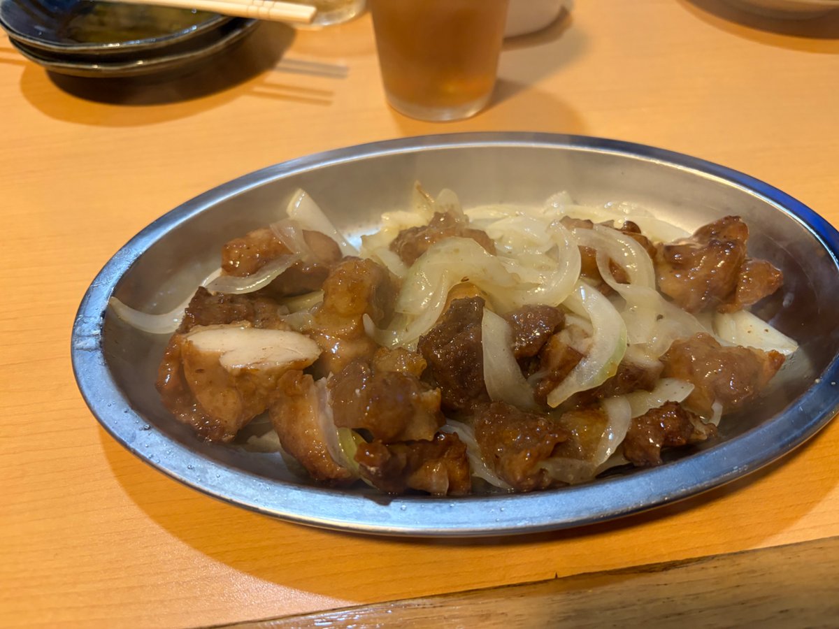 www_adede's tweet photo. ブリ、ユッケ、ザンギの炒め物
美味しゅうございました https://t.co/dYQ0kLJaQA