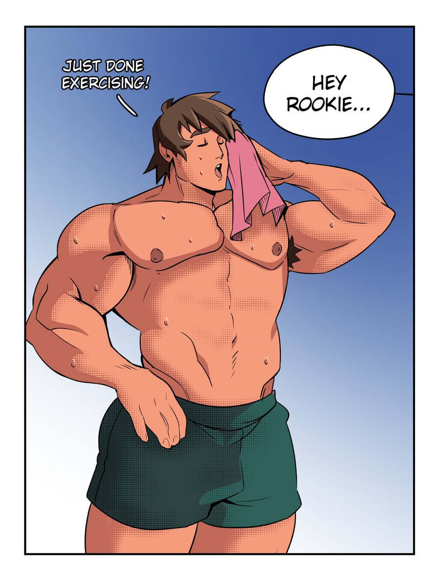 DuskKnightArt's tweet photo. Bonding it’s important! 🥵 

While working on mu manga pages here is a mini comic 
If you want to see the uncensored version you can sub to my Ptrn ✨
#bara #bl #baraartist #gayart #manga #comic https://t.co/iAFHTzmO42