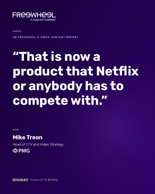 JasonEffectv's tweet photo. If you buy CTV programmatically, this one is worth two minutes. Series-level delivery data from A+E, Spectrum Reach, Fuse, NBCU, Paramount, WBD and Xumo, live in FreeWheel Buyer Cloud today. #ComcastEmp https://t.co/IfwctDFU9g https://t.co/qksTkHI8qq