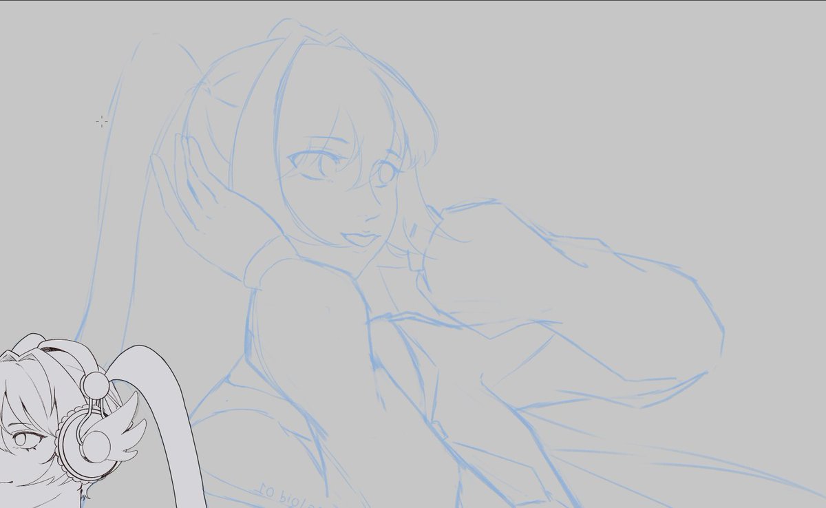 minty_roses's tweet photo. Drawing some more miku | https://t.co/qezYNQM5be https://t.co/wQGWJczYbn
