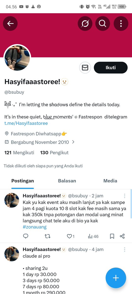 soursunkistt's tweet photo. scam! jujur kesel tapi ngakak 😭
iseng cari cari orang yang jual robux via send di X dan ketemu akun ini diliat liat sih bersih ya belum ada yang ngomong aneh aneh dan yaa gatau kenapa pengen aja gitu coba karena biasanya beli langsung di roblox https://t.co/6V4TxQxY34