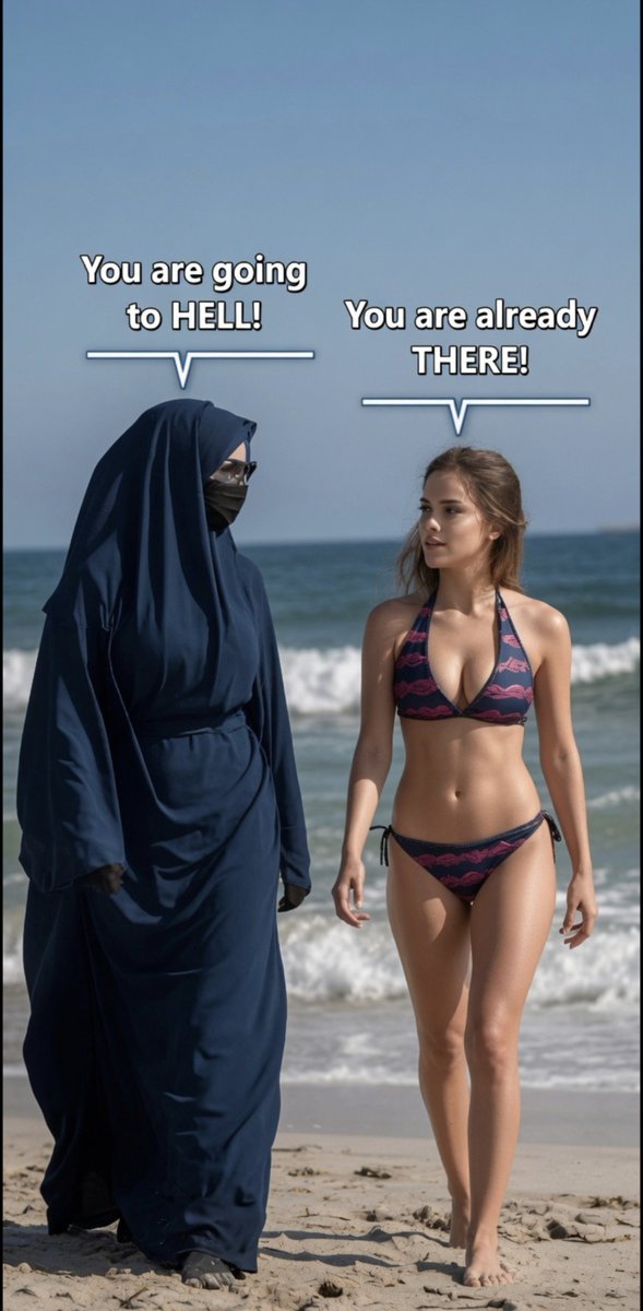 WoundedTiger__'s tweet photo. Why Muslims Threaten Hell While Dressed Like They’re Already In It https://t.co/zth89vplwK