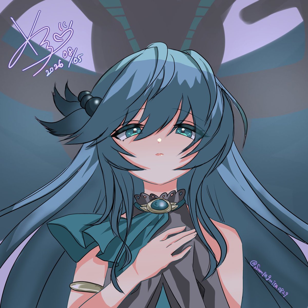 sumpaguita0829's tweet photo. 花騎士のヒスイカズラ描きました！

リクエストありがとうございました✨ https://t.co/bvxTzlaBFR