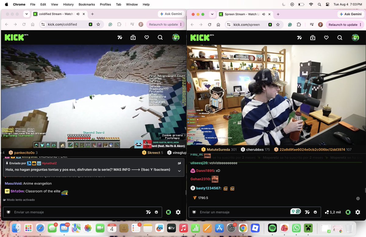 camsmoonie's tweet photo. Si tengo dos comfort streamers, veo a ambos. No pienso elegir, aguante coldi y aguante Spreen https://t.co/dMMT1YUb3L