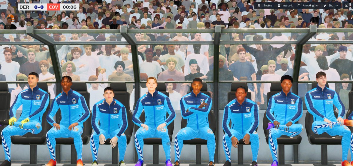 JBxIxx's tweet photo. @DylanFM23 In my Coventry save in 2033 I managed to make faces for all my players. Took around 30 mins or so but it was worth it. https://t.co/W7hZJz2Mrp
