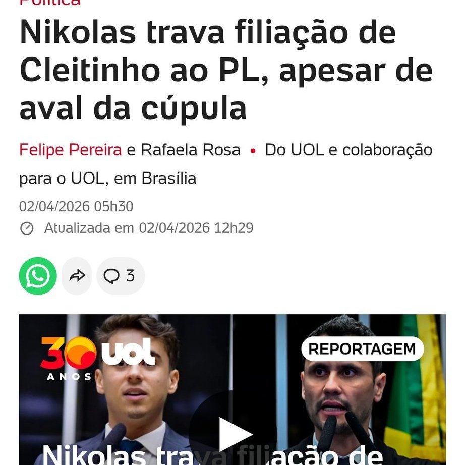 joao8_32_JB's tweet photo. @karlasabinn nikolas é um SABOTADOR https://t.co/LlmgBRPapR