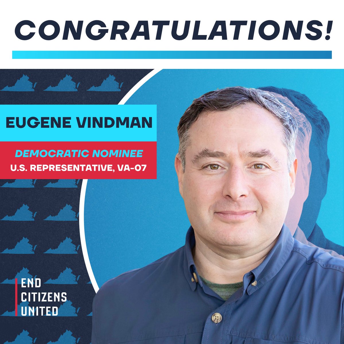 StopBigMoney's tweet photo. Congratulations to Rep. @YVindman on officially securing the Democratic nomination for #VA07. Rep. Vindman is dedicated to putting his constituents first, which is why he’s so focused on lowering costs and rooting out corruption. We look forward to helping reelect him. https://t.co/LZOr9zxIMZ