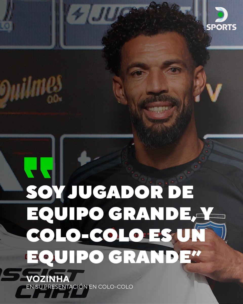 DSports's tweet photo. 🔝 "SOY JUGADOR DE EQUIPO GRANDE"

✍️ La contundente frase que lanzó Vozinha durante su presentación como nuevo jugador de Colo-Colo.

¿Coincides con el arquero de Cabo Verde? 👇🇨🇻 https://t.co/v65MRT4gNb