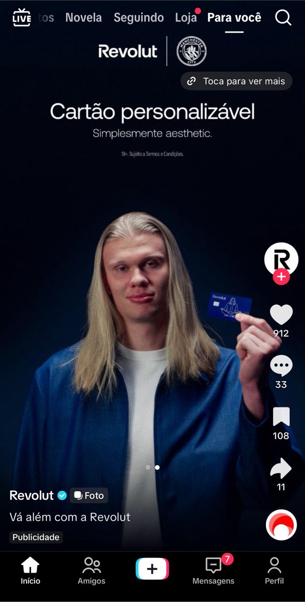 lietobea's tweet photo. Eu simplesmente ODEIO quando essa bomba de publi aparece pra mim no TikTok. Conseguiram tirar a pior foto possível do Haaland e decidiram que era exatamente essa que iam usar na divulgação… parece que o orçamento dessa publi foi um guaraná com pastel pq nao tem outra explicação https://t.co/195eoa9Fqa