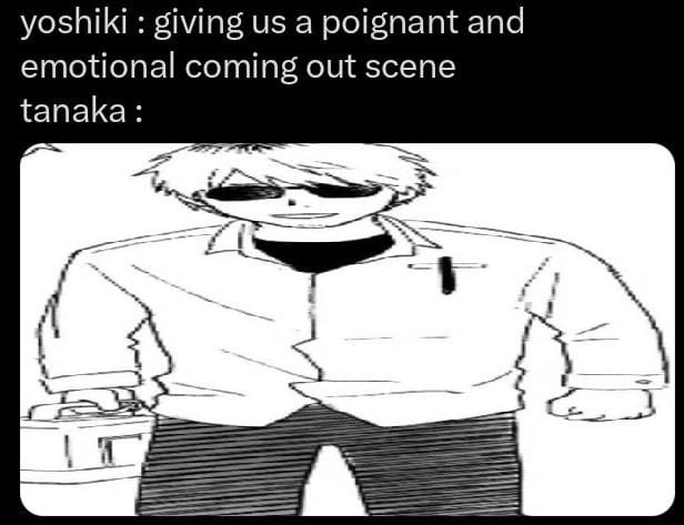 Azchooo1's tweet photo. Given Tanaka's knack for intruding on the boys' important and private moments, I would see this as entirely possible https://t.co/cYNfGceuqq