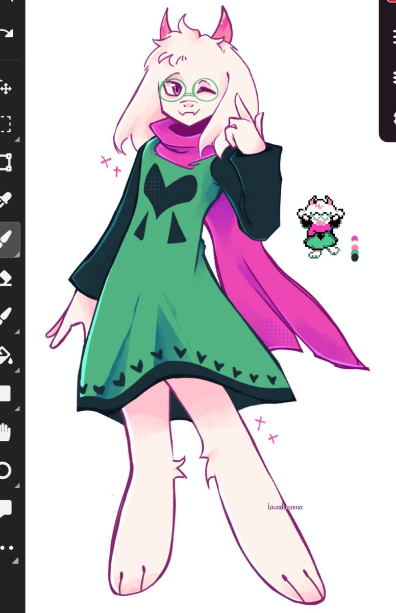 lavash_mama's tweet photo. cutie ralsei 🍀♣️
#deltarune https://t.co/gAyqkMJhm2