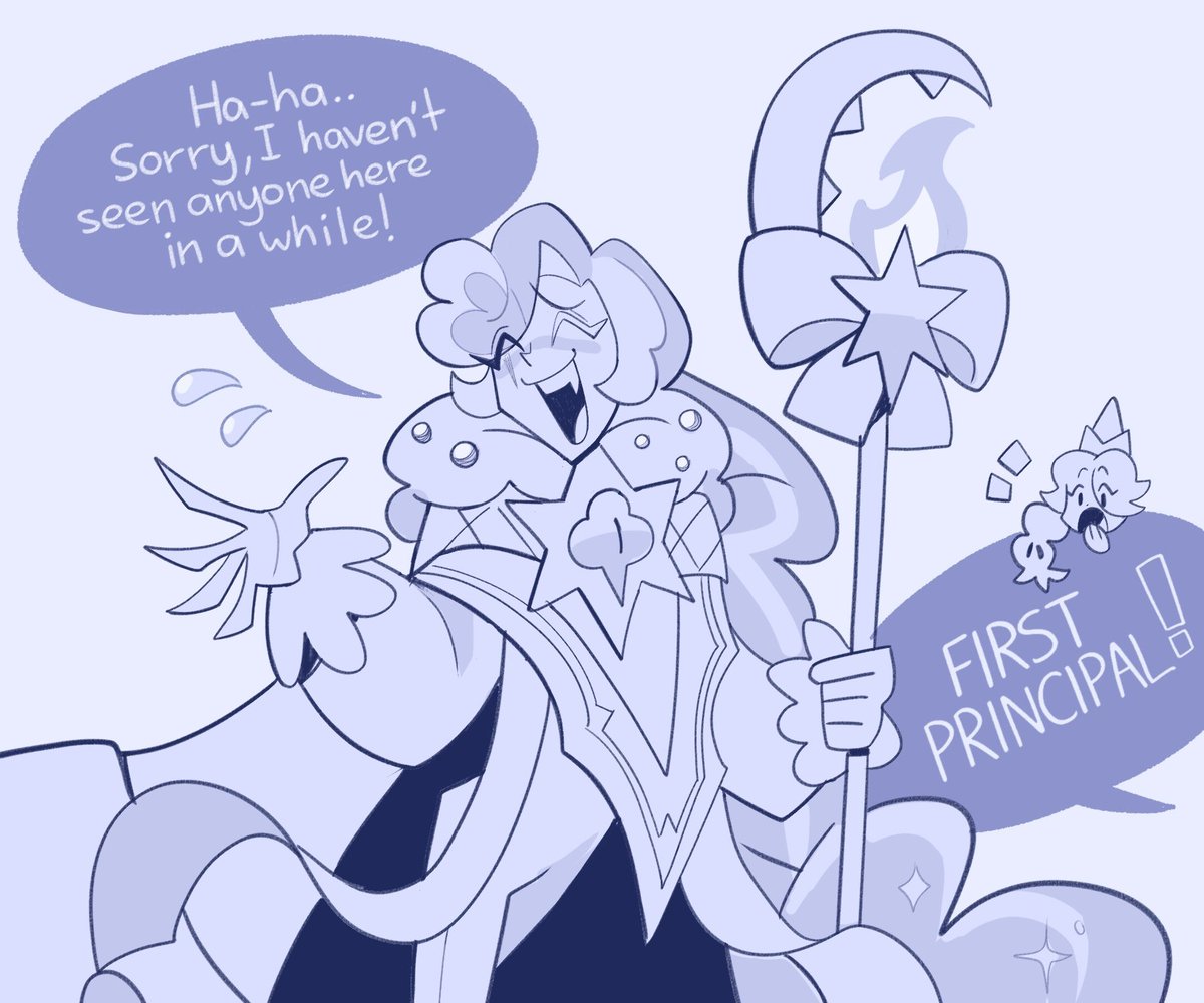 _melanomi's tweet photo. There's a legend within Blueberry Yogurt Academy that the First Headmaster's spirit still wanders around it's halls..

#crk #cookierunkingdom #whitelilycookie #shadowmilkcookie https://t.co/9RYFEMLWRj