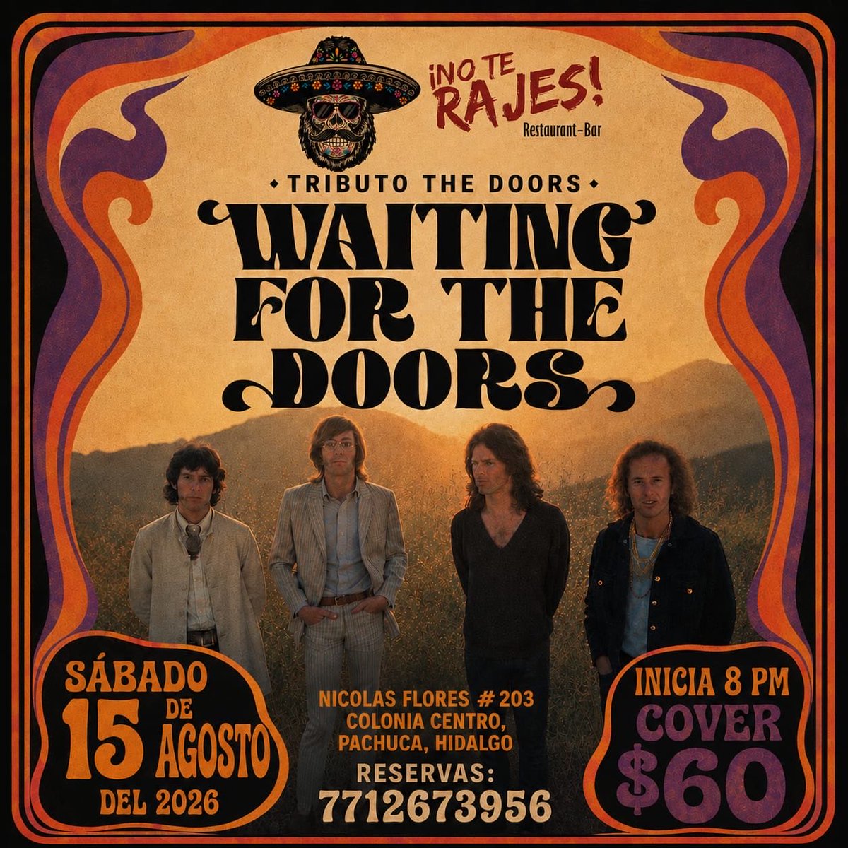 rlopeztwiter's tweet photo. Nos vemos en el próximo sábado 15 de agosto en #NoTeRajes #Pachuca cooperación de $60 https://t.co/lfG7uQMUPS
