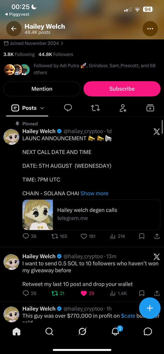 Slake0x's tweet photo. @hailey_cryptoo All done 
Legend 

97FauKaecVyKHmj9UMaPjdo39zfftCFeZ2M7CVNWgjXX https://t.co/ahNpCjlZPQ