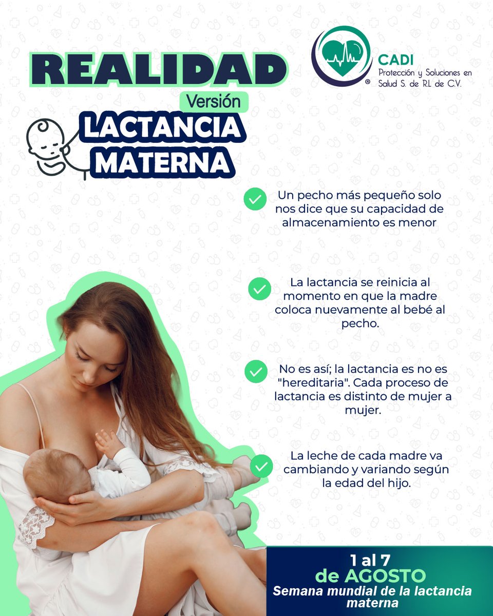 cadi_soluciones's tweet photo. Acompañemos, apoyemos y derribemos los mitos para que más familias vivan los beneficios de una lactancia informada y llena de amor. 
#lactanciamaterna #salud #CuidandoLaVida #SemanaDeLaLactanciaMaterna https://t.co/X5rgRtrJk8