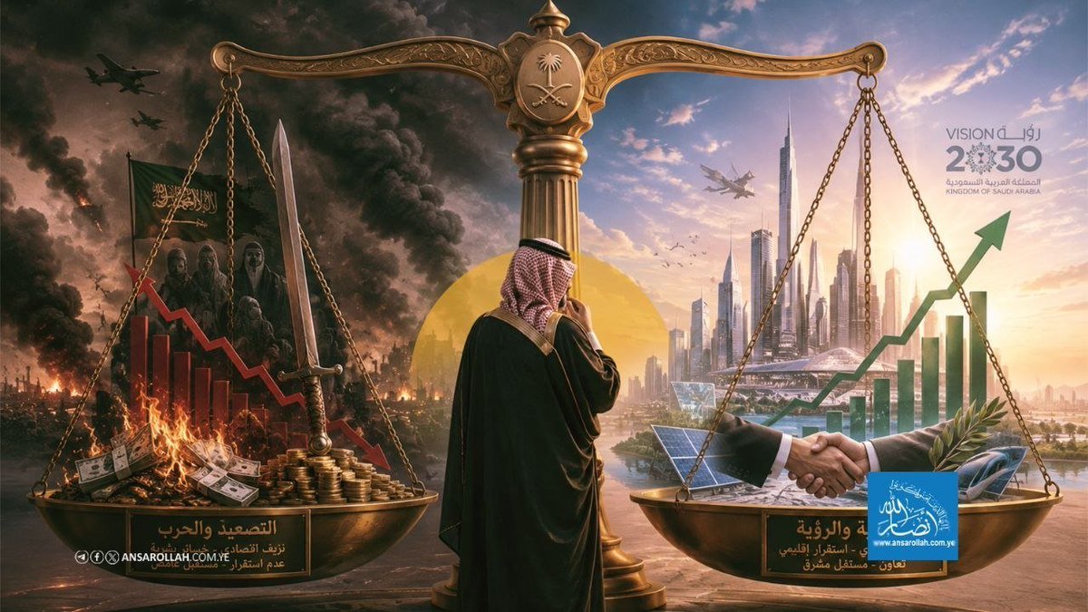 Ansar_AIIah's tweet photo. المأزق الاستراتيجي السعودي بين كلفة التصعيد وضرورات التسوية

موقع أنصار الله . تقرير |  وديع العبسي

https://t.co/Laoikazd4I https://t.co/QJ21o63OY4