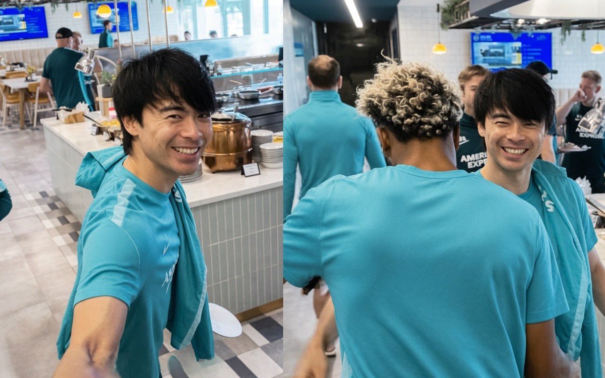 officialffsnews's tweet photo. Mitoma Kaoru has returned to Brighton Albion.. https://t.co/Q1Y9w2nK2z