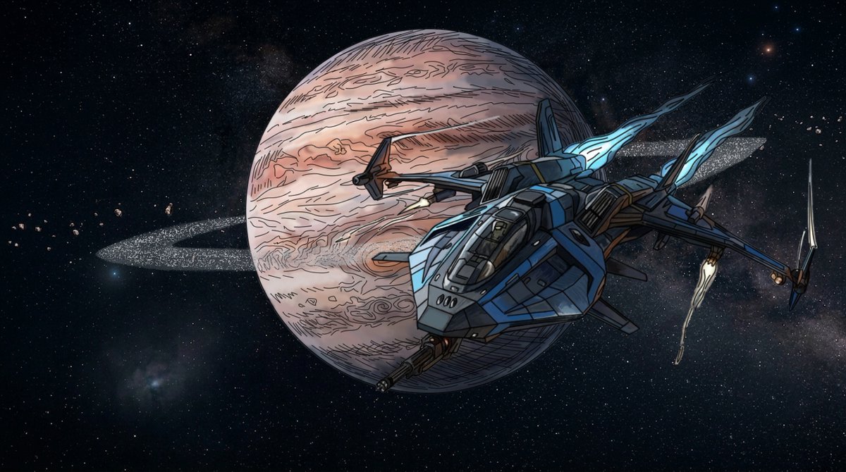 OneDarkEnigma's tweet photo. It's Ship Showdown time in the Star Citizen community and it's about time the Aegis Gladius got the BIS skin she deserves!

Upvote Below 📈https://t.co/Y1kuKXpBPn

Never heard of the game? Try it for yourself here - https://t.co/EqcnHmAYWP https://t.co/TedhWuKuJD