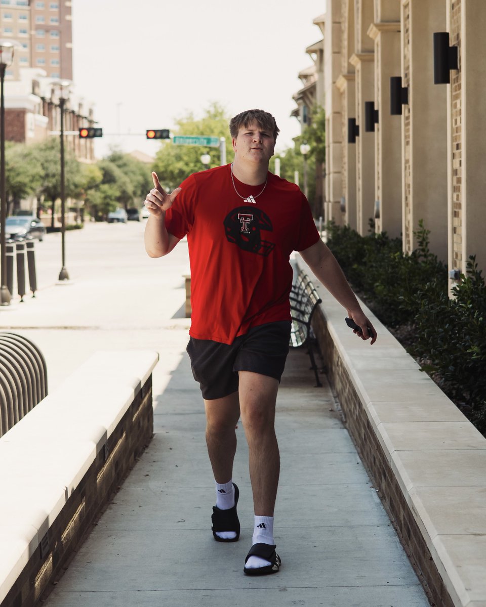 TexasTechFB's tweet photo. Reporting for camp 🫡 https://t.co/3eBSY8jtKK