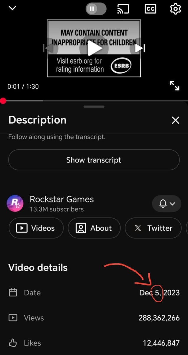 iceslowe_'s tweet photo. I have a feeling #GTA6 Trailer 3 will drop on either August 5 or August 6.

Trailer 1 was released on December 5.
Trailer 2 was released on May 6.

Rockstar seems to like the 5th and 6th... let's see if they keep the pattern going. 👀 https://t.co/moBlLhMtuE