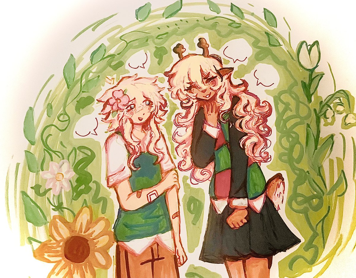 fizz_ypop's tweet photo. i think they would be friends (๑•ᴗ• )
#basilomori #noelleholiday https://t.co/QfbTHoeOV2