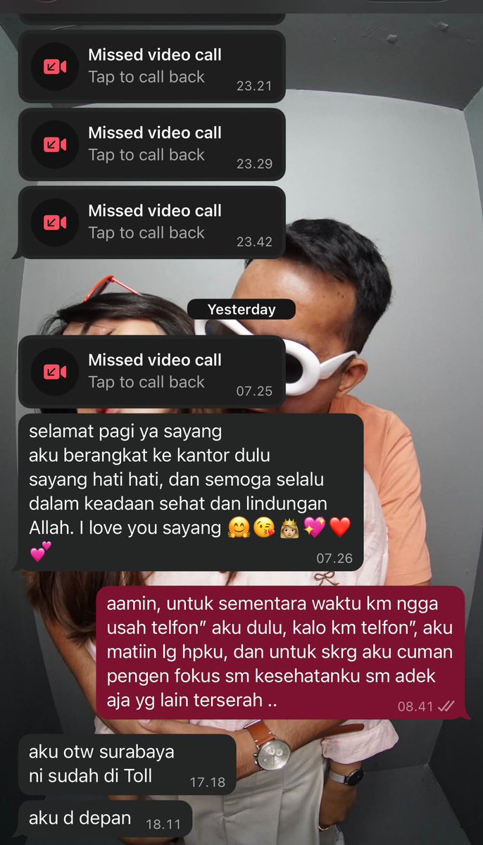 iAmShe_Monet's tweet photo. niat hati mau ngambek, eh malah di samperin ke surabaya 🙂 dan subuh ini udh balik lg ke kediri untuk kerja .. lika liku pasutri LDM pas lg brantem 🙂‍↔️🥲 https://t.co/XJZeSX2RWX