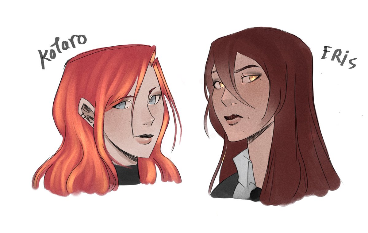 Zivyxen's tweet photo. Eris and Kotaro sketch

#TheCreationOFC #art #zivyxenart https://t.co/01otoNGUnk
