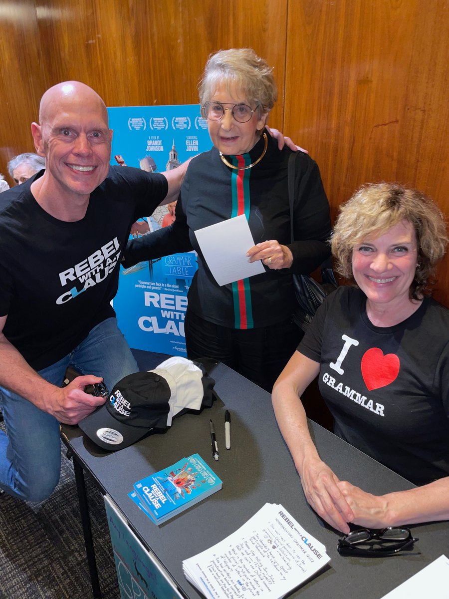 NewPlazaCinema's tweet photo. More than a year into its run, REBEL WITH A CLAUSE continues to draw enthusiastic crowds — including @NewPlazaCinema president Norma Levy at Saturday's show!

Our thanks to star Ellen Jovin, director Brandt Johnson and all who attended!

Watch this space for the next screening! https://t.co/uVQGA0hdoS