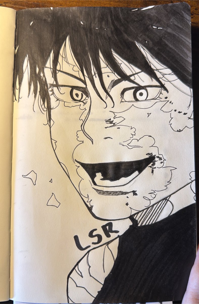 LightlySalty_E's tweet photo. I felt like doing traditional stuff #maki #jjk https://t.co/YfZuoHVnYl