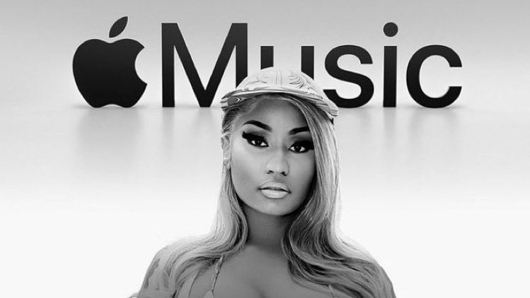 NickiCraveX's tweet photo. Nicki Minaj is currently the highest-charting female rapper on the Global Apple Music chart.

She is also the only female rapper in the Top 20, despite having no new music. https://t.co/1yfNGloDgP