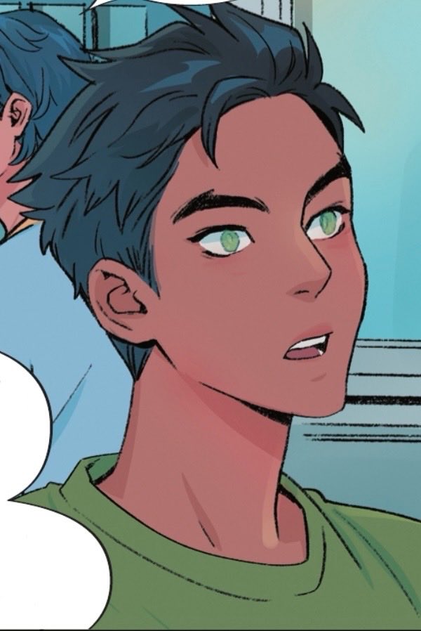the_xueyutanhua's tweet photo. it sucks that Damian has a more distinct and appealing design in silly little oneshot comics than in his most-read mainline appearances https://t.co/9rZP6yH2OU
