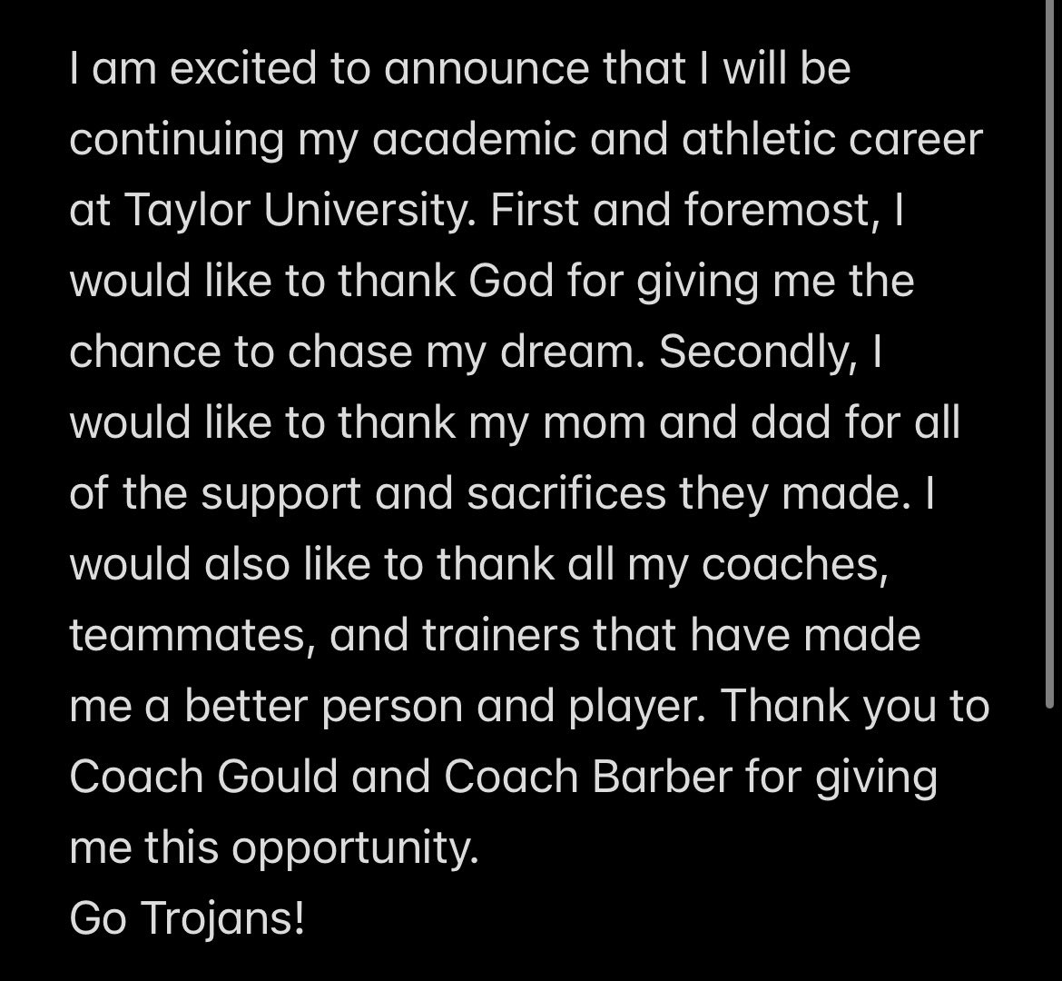 micahdtoler's tweet photo. Committed!!! 🏠
@taylorbaseball @JustinBarber16 @CoachJohnson03 @MDTolerII @PrepBaseballIN https://t.co/Xcl4sPEVgk