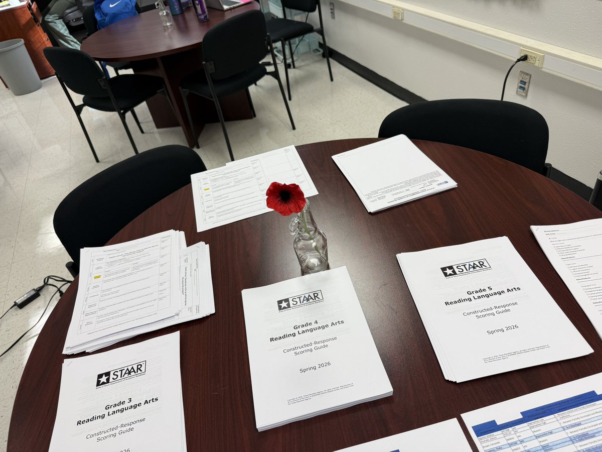 JonFlores_EP's tweet photo. 3-5 Drugan team engaged in reviewing the Scoring rubric for ECR and SCR. Grateful for our SCEI coaches for leading the learning today to discuss next steps to improve our writing process for our scholars. @JPacheco_CI @SISD_ES #BuildingExcelleceTogether https://t.co/jrxVfRUbCo