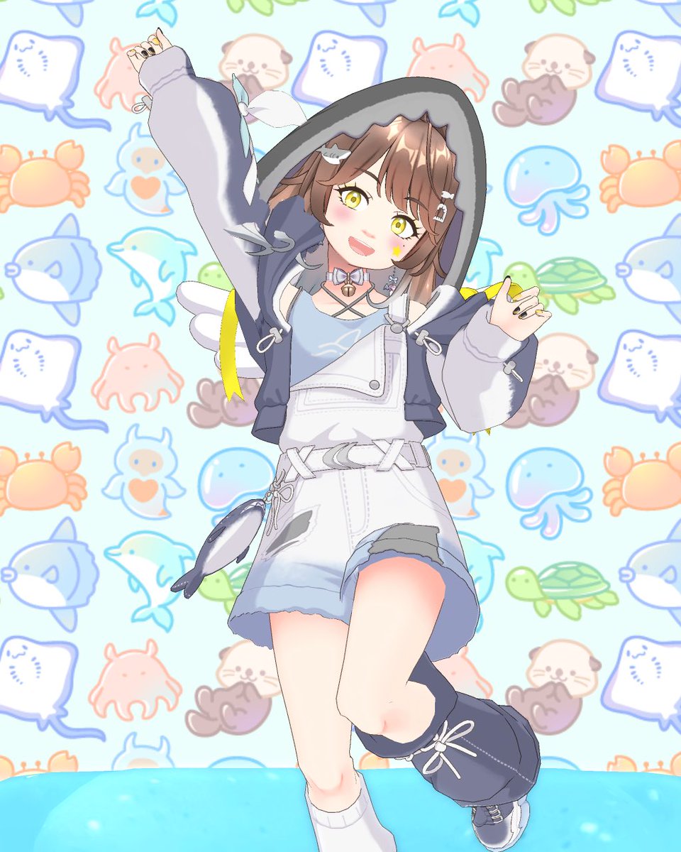 ky_narse's tweet photo. おっはよー！
イルカさん集めで達成した壁紙届いたよ〜！
かわちい💛ありがちょね〜🥰
今日も一日がんばろ！
#おはようREALITY https://t.co/6Agr8mymRc