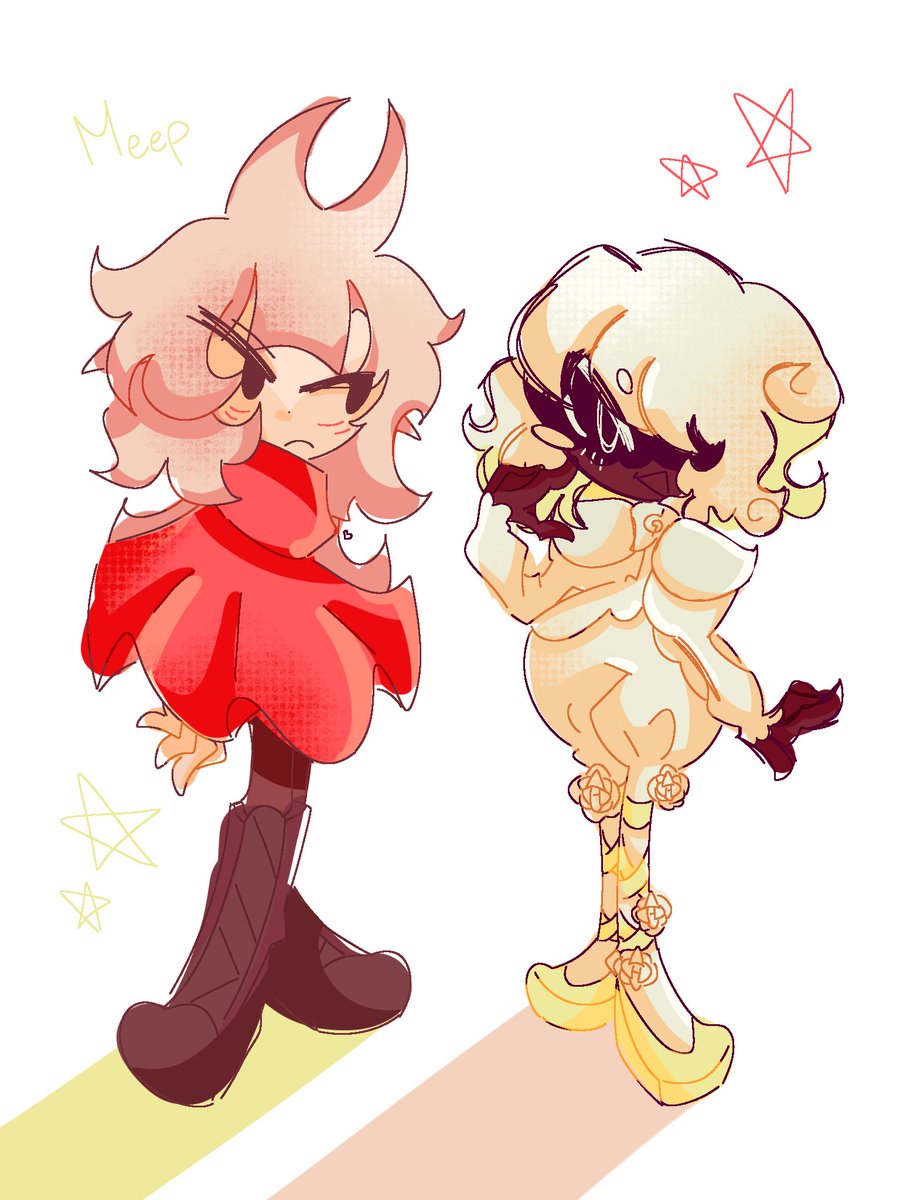 byoukihime5's tweet photo. @/glennarchh 's Hornet n Lace gijinkas
I just really like their designs so i wanted to draw them ok im going to sleep goodnight 💔 https://t.co/yfbUzFz2c5