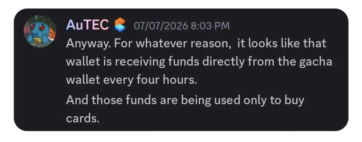 proto_jeff's tweet photo. @surveillor side note that according to @ArtofConviction CARDS novel yesterday buybacks have been automated https://t.co/Vsjj7K73oA