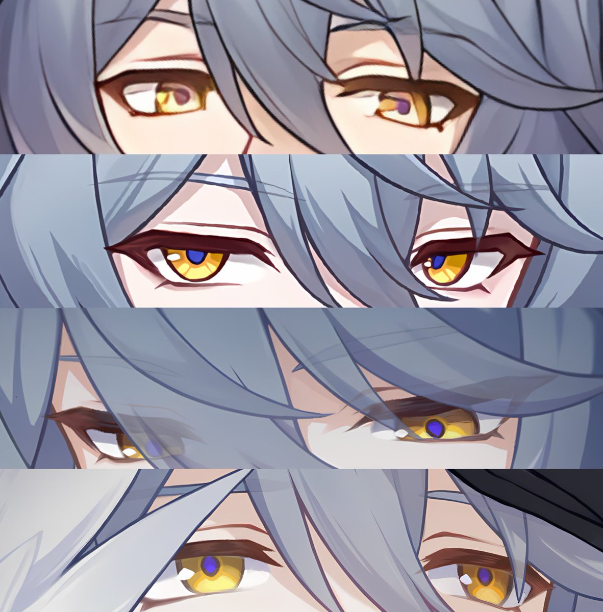 XipeSfavorite's tweet photo. There is something I really adore about Sunday's eyes in the official art

#sundayHSR https://t.co/r9JfoYuGlu