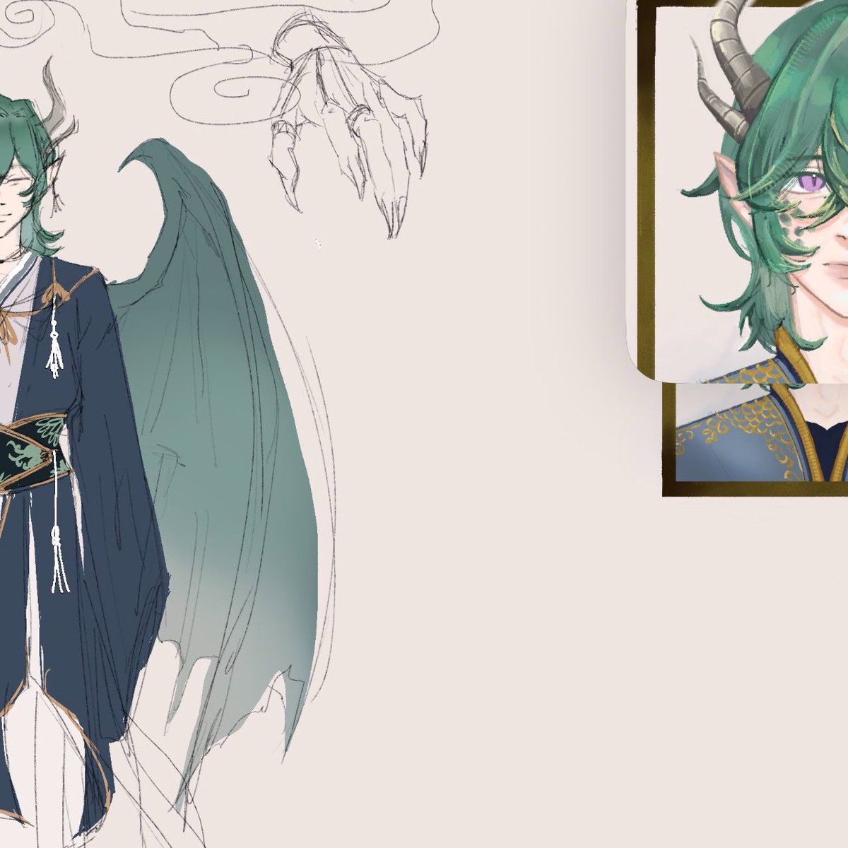 carcelp_'s tweet photo. Genuinely asking causeee how does one create a character sheet… Front and back and whahaa..? Me need help and tips 🙏🙏🙏

#artmoots #WIP https://t.co/grsTzMPSEX