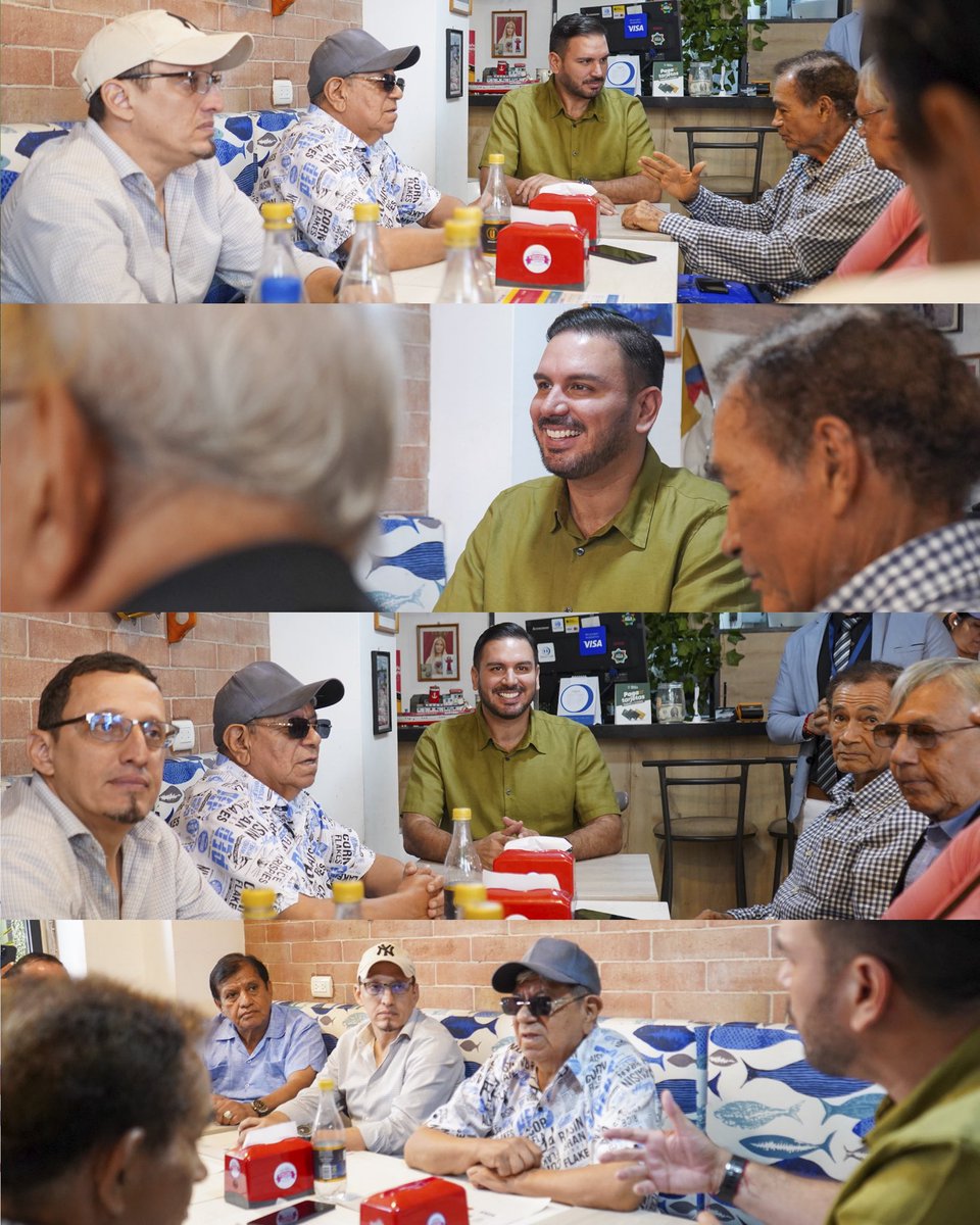 AndresFantoniB's tweet photo. Compartir una conversación distendida, degustando un almuerzo, con lo rico y lo tradicional de nuestra gastronomía, es un momento ideal en toda agenda. 🍲🍤

Escuchar, en ese marco, a los ciudadanos en sus demandas y necesidades también forma parte de mi día a día, una oportunidad constante para renovar el compromiso por la inclusión de la gente en los asuntos de lo público. ✨

Cuando la labor es vocación...Por más #participación en el Ecuador. ✍🏻

#CiudadanosComoTú